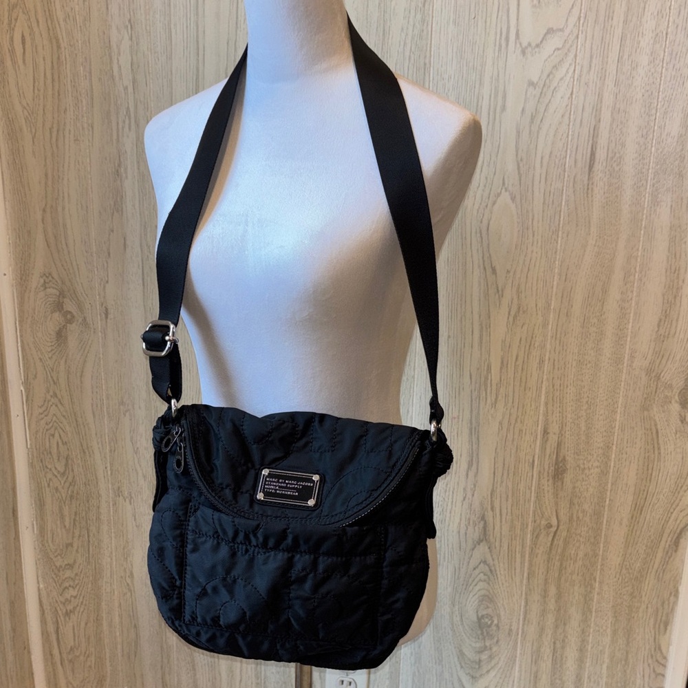 Marc By Marc Jacobs Quilted Black Crossbody Bag